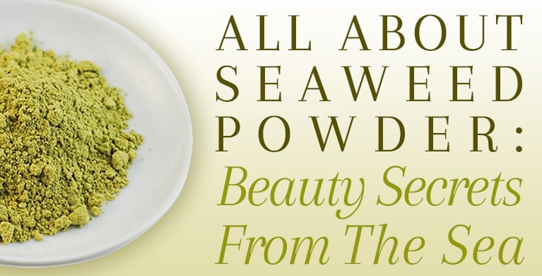 seaweed powder in a dish 