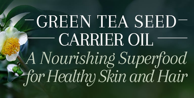 Extracted from the seed of the Camellia sinensis plant, Green Tea Seed Oil is rich in vitamins, minerals, and essential fatty acids and offers unique beautifying properties. Discover the benefits of Green Tea Seed Oil for healthy skin and hair.  