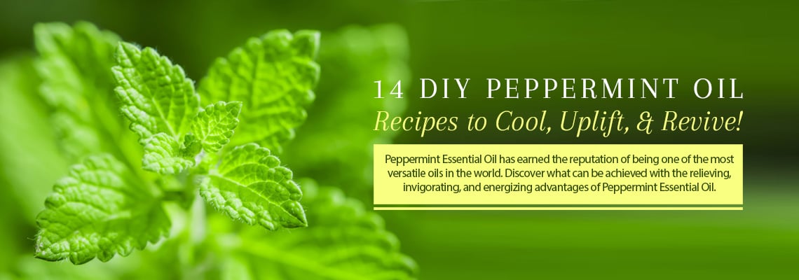 14 DIY PEPPERMINT OIL RECIPES TO COOL, UPLIFT, &amp; REVIVE!