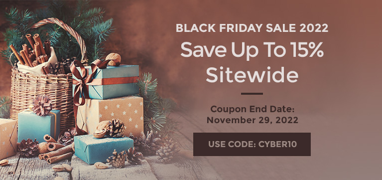 Black Friday Sale Event - Save Up To 15% OFF