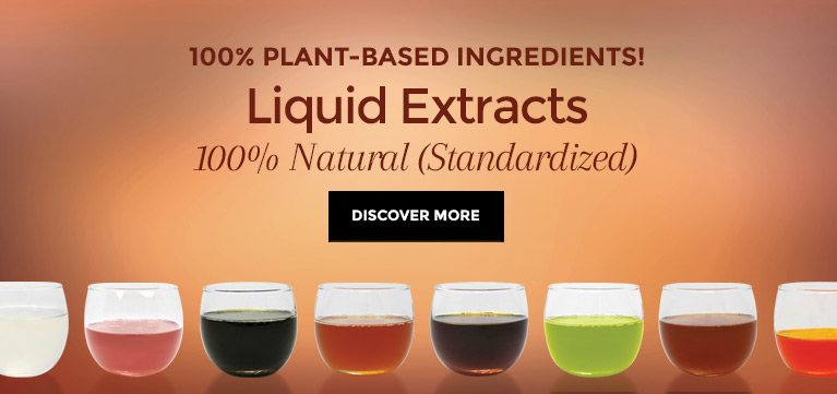 Liquid Botanical Extracts - All Natural - Standardized