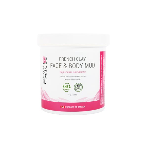  French Clay Face & Body Mud container