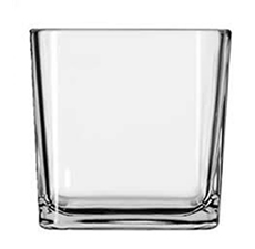 Cube Glass Candle Container